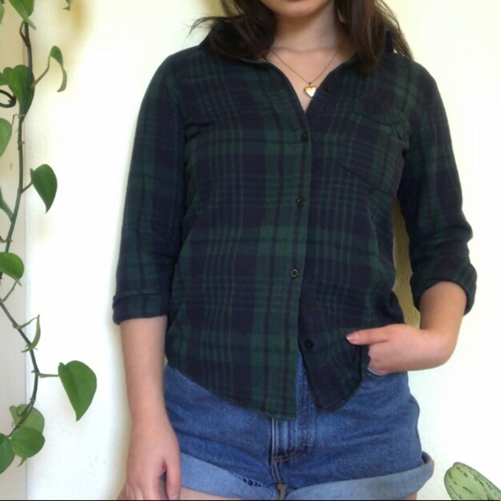 Plaid flannel shirt
